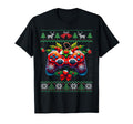 Video Game Controller Santa Hat Gamer T-Shirt - Fun Novelty Design Unisex - T-Shirt, Sweatshirt, Hoodie