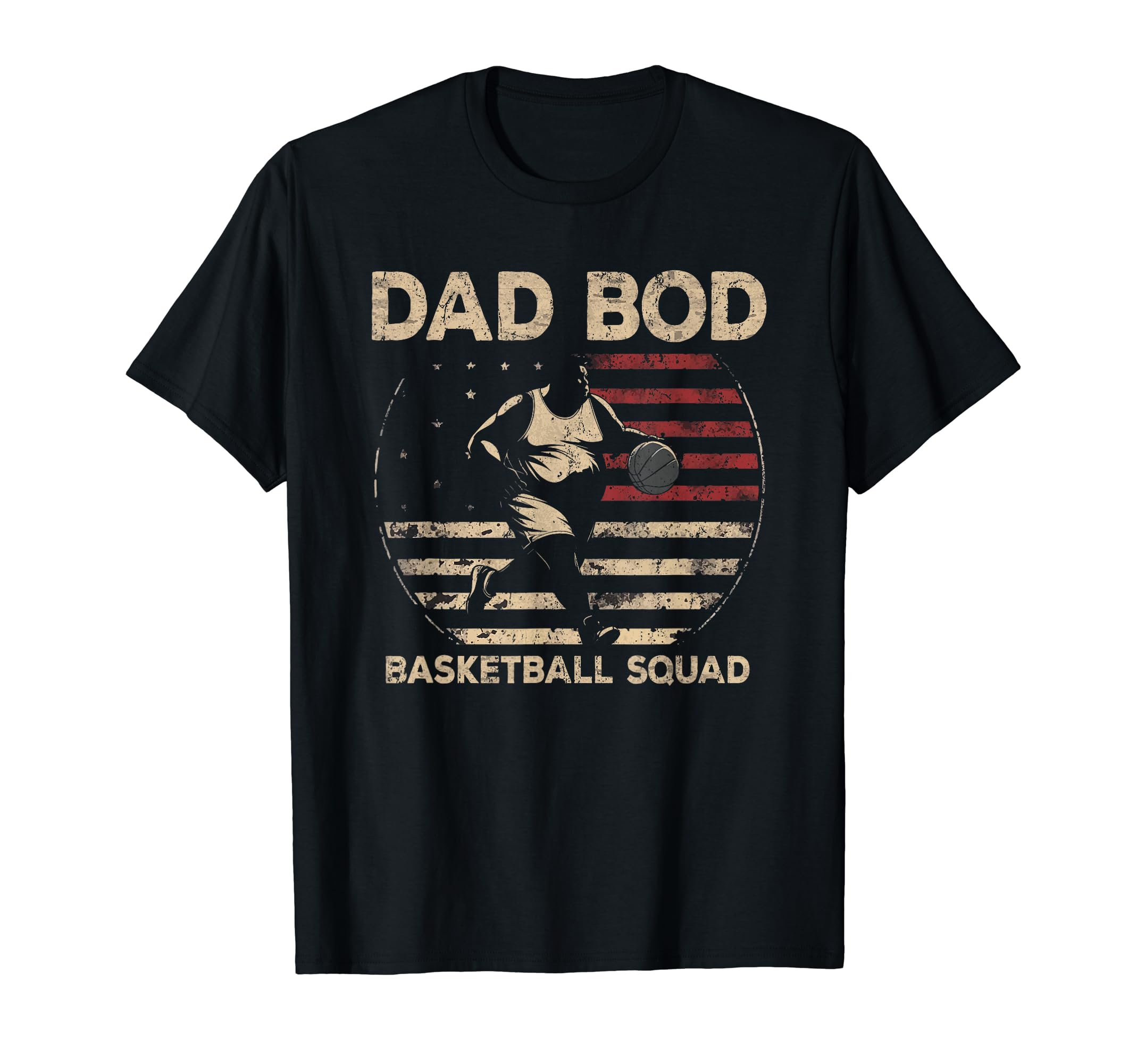 Dad Bod Basketball Squad Basketball T-Shirt - Novelty Apparel for Adults - T-Shirt, Sweatshirt, Hoodie