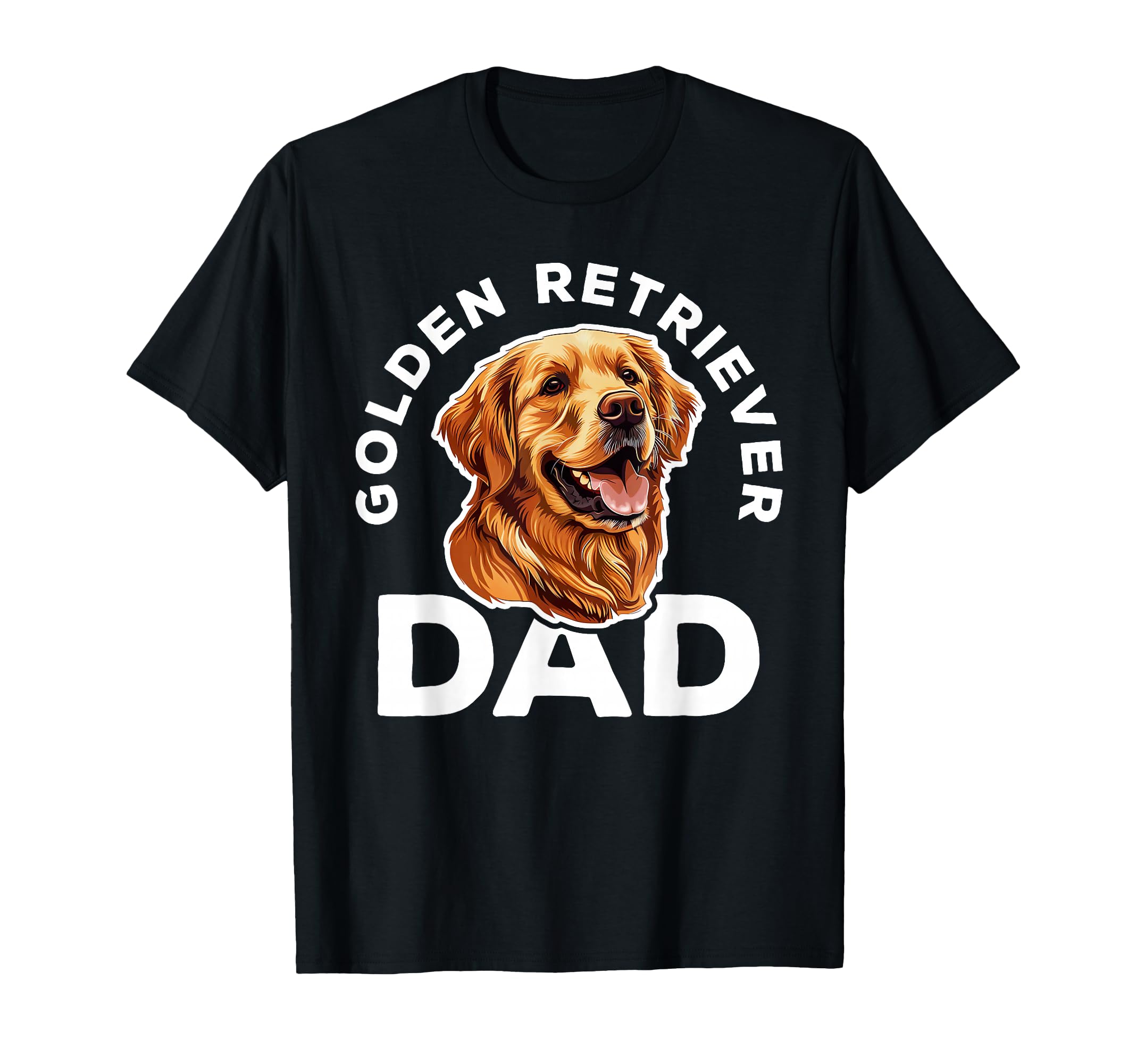 Golden Retriever Dad Daddy Dog Lover T-Shirt - Novelty Apparel Unisex - T-Shirt, Sweatshirt, Hoodie