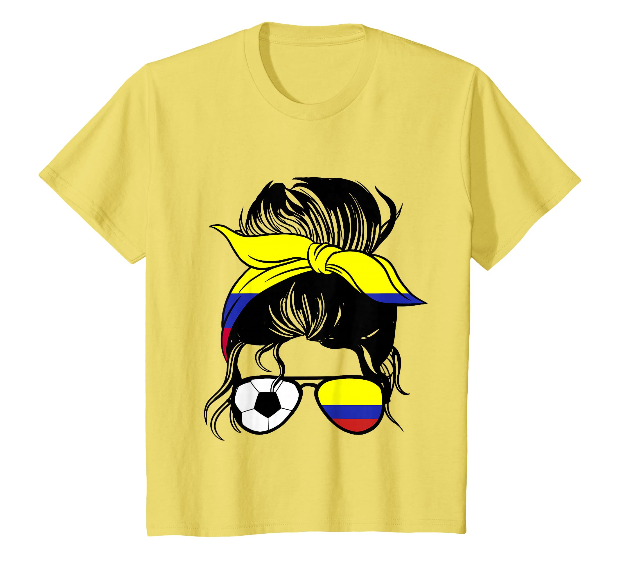 Colombian Soccer Mom Mothers Day T-Shirt - Graphic Print Men Women - T-Shirt, Sweatshirt, Hoodie