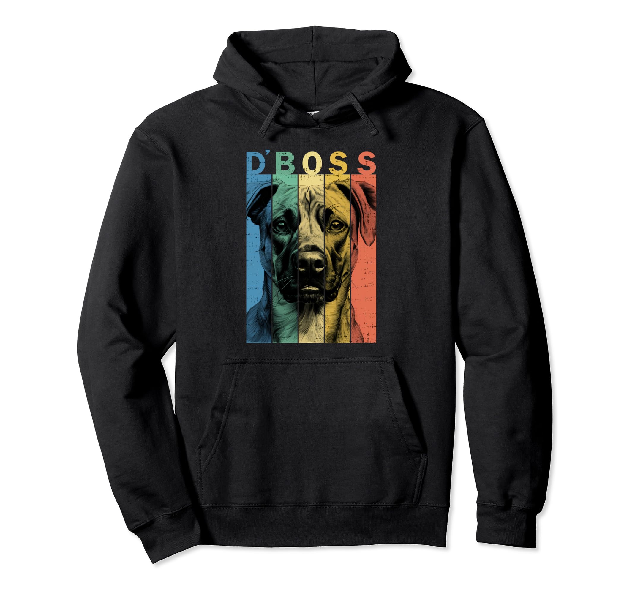 Funny Black Mouth Cur Boss Mom Dad Dog Hoodie - Unique Graphic Men Women - T-Shirt, Sweatshirt, Hoodie