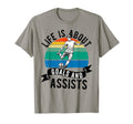 Lifes About Goals And Assists T-Shirt - Aesthetic Graphic for Adults - T-Shirt, Sweatshirt, Hoodie