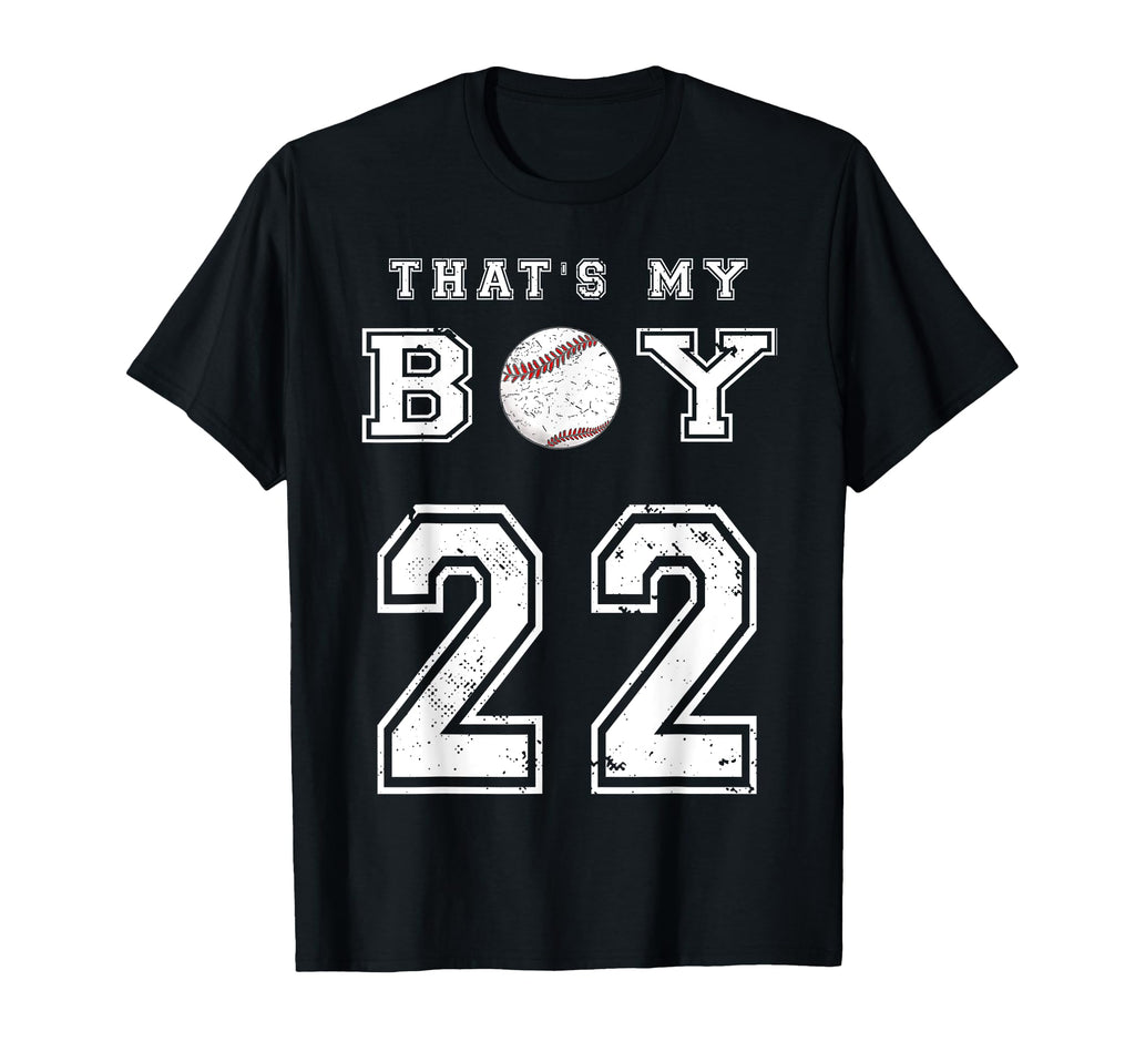 Thats My Baseball 22 Jersey Number Mom T-Shirt - Aesthetic Graphic Unisex - T-Shirt, Sweatshirt, Hoodie