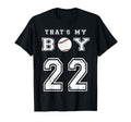 Thats My Baseball 22 Jersey Number Mom T-Shirt - Aesthetic Graphic Unisex - T-Shirt, Sweatshirt, Hoodie