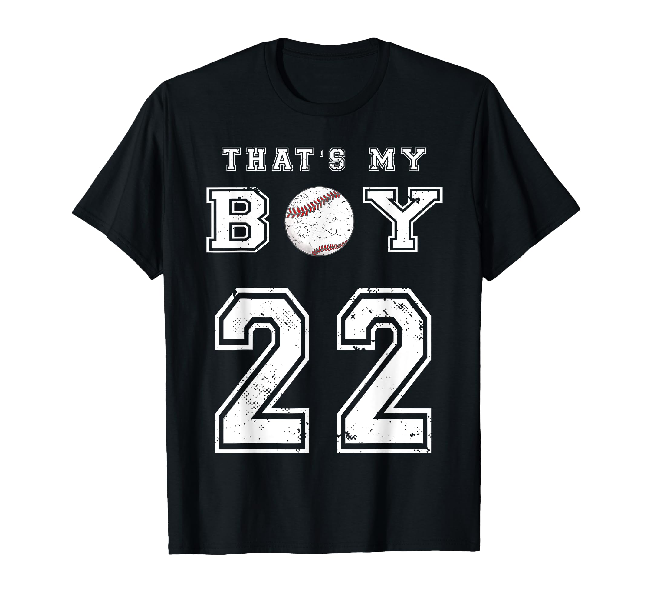 Thats My Baseball 22 Jersey Number Mom T-Shirt - Aesthetic Graphic Unisex - T-Shirt, Sweatshirt, Hoodie