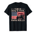 This Is How Papa Rolls Golf Dad T-Shirt - Fun Novelty Design Unisex - T-Shirt, Sweatshirt, Hoodie