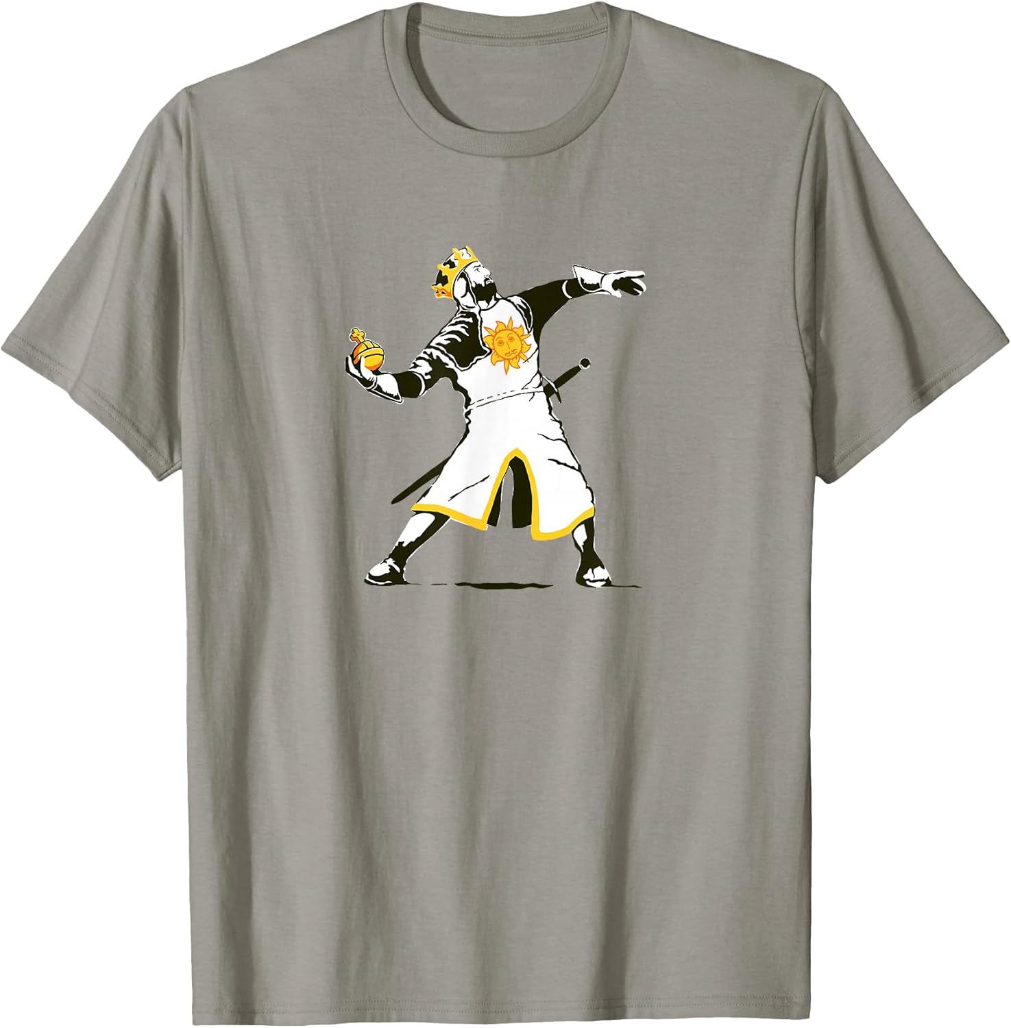 King Arthur lobbeth Thy holy Hand Grenade Funny - Adult & Kids T-Shirts, Sweatshirts & Hoodies apparel design preview 1