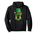 St Patricks Day German Shepherd Fun Irish Hoodie - Streetwear Style Unisex - T-Shirt, Sweatshirt, Hoodie