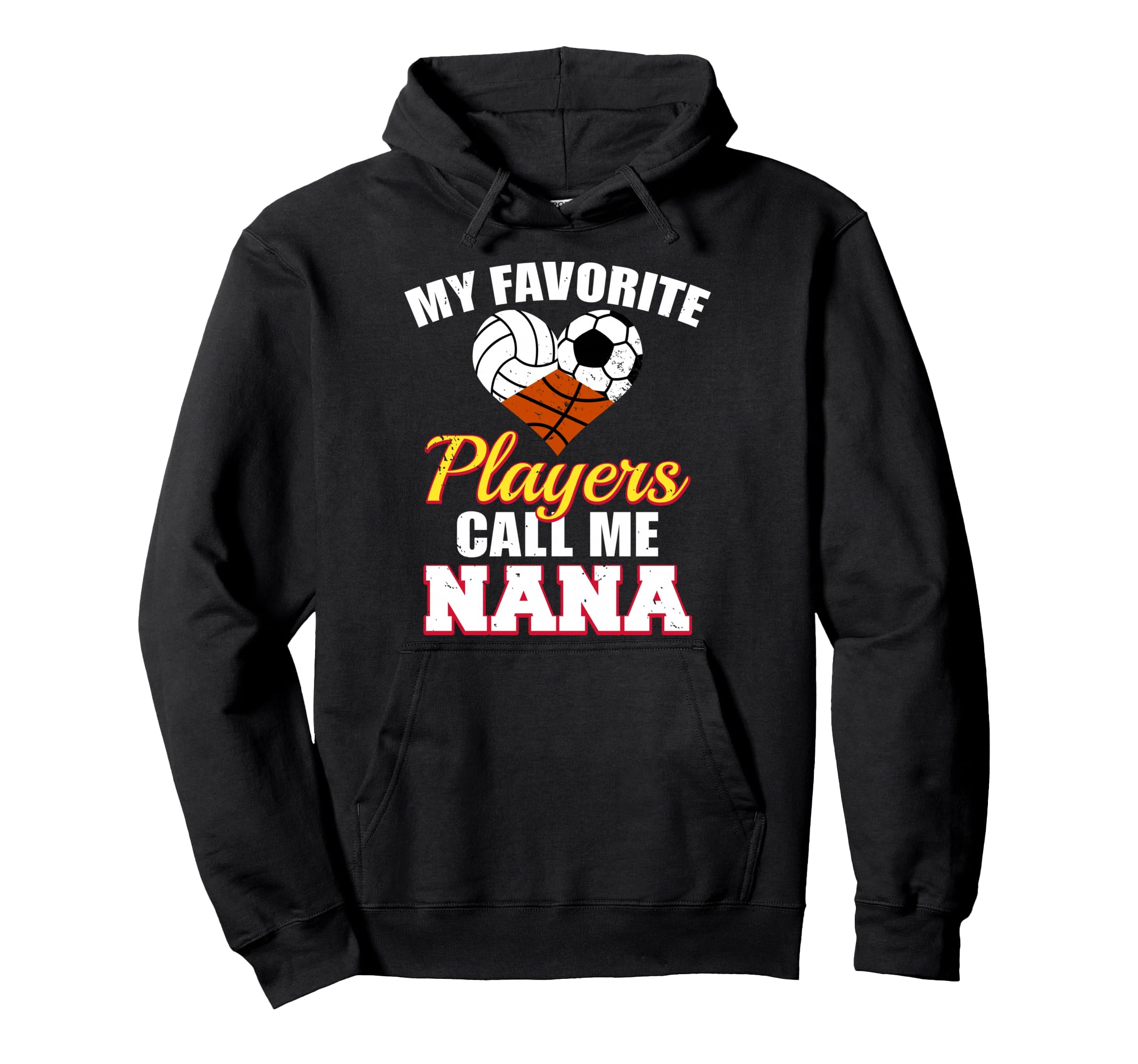My Favorite Players Volleyball Soccer Hoodie - Novelty Apparel for Adults - T-Shirt, Sweatshirt, Hoodie