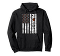 Proud Dad American Flag Funny Soccer Hoodie - Custom Art Print Unisex - T-Shirt, Sweatshirt, Hoodie