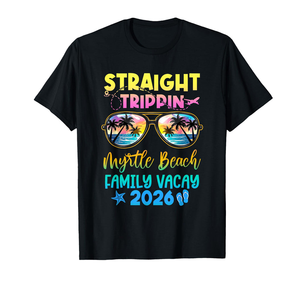 Myrtle Beach Family Vacay Vacation T-Shirt - Fun Novelty Design for Adults - T-Shirt, Sweatshirt, Hoodie