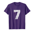 Lucky Number 7 Birthday Sports Player Team T-Shirt - Trendy Graphic Unisex - T-Shirt, Sweatshirt, Hoodie