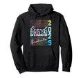 Proud Bonus Dad 2025 Graduate Prom Tie Dye Hoodie - Novelty Apparel Unisex - T-Shirt, Sweatshirt, Hoodie