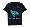 Turtle Watercolor Sea Ocean Just Who T-Shirt - Streetwear Style Unisex - T-Shirt, Sweatshirt, Hoodie