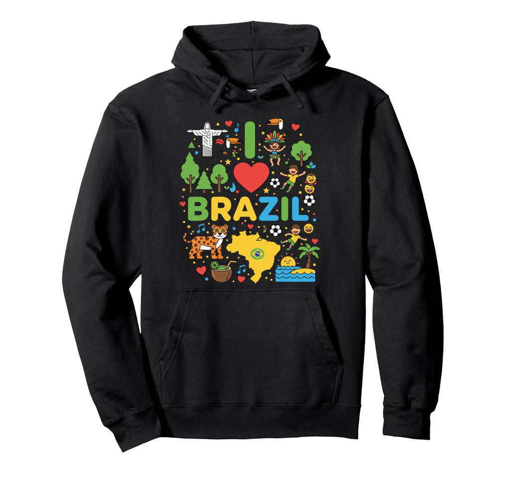 I Vacation Travel Souvenir Samba Hoodie - Streetwear Style Men Women - T-Shirt, Sweatshirt, Hoodie