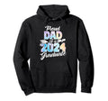 Proud Dad 2024 Graduate Class 2024 Senior Hoodie - Custom Art Print Unisex - T-Shirt, Sweatshirt, Hoodie