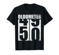 50Th Birthday Oldometer 49 50 Funny T-Shirt - Unique Graphic for Adults - T-Shirt, Sweatshirt, Hoodie