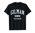 Gilman Wisconsin Wi Js04 Athletic T-Shirt - Streetwear Style Men Women - T-Shirt, Sweatshirt, Hoodie