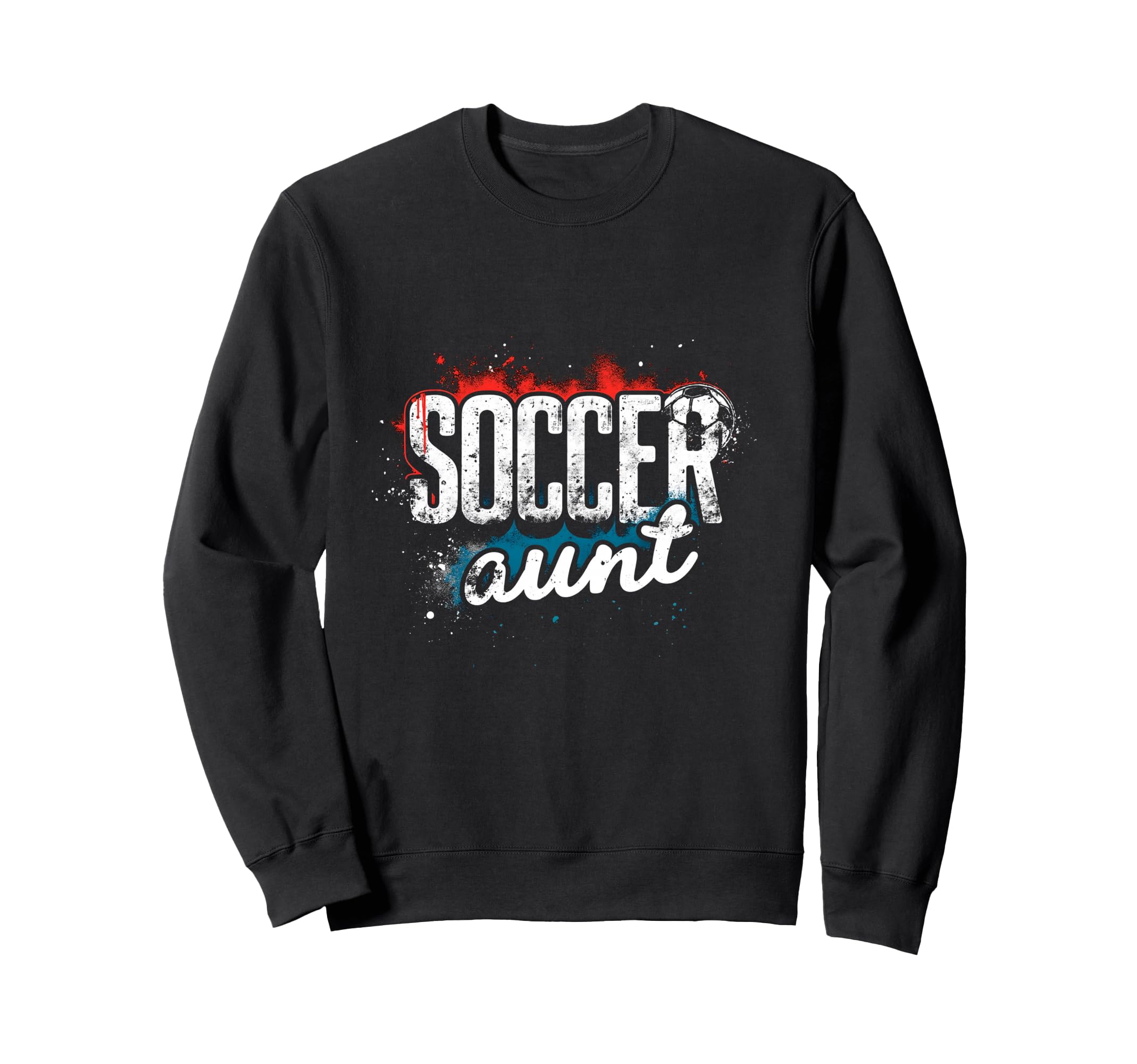 Soccer Aunt Sweatshirt - Aesthetic Graphic Men Women - T-Shirt, Sweatshirt, Hoodie