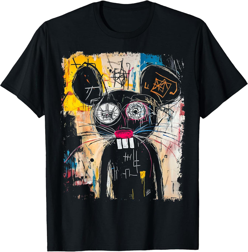 Pop Art Style Mouse 90s Graffiti - Adult & Kids T-Shirts, Sweatshirts & Hoodies apparel design preview 1