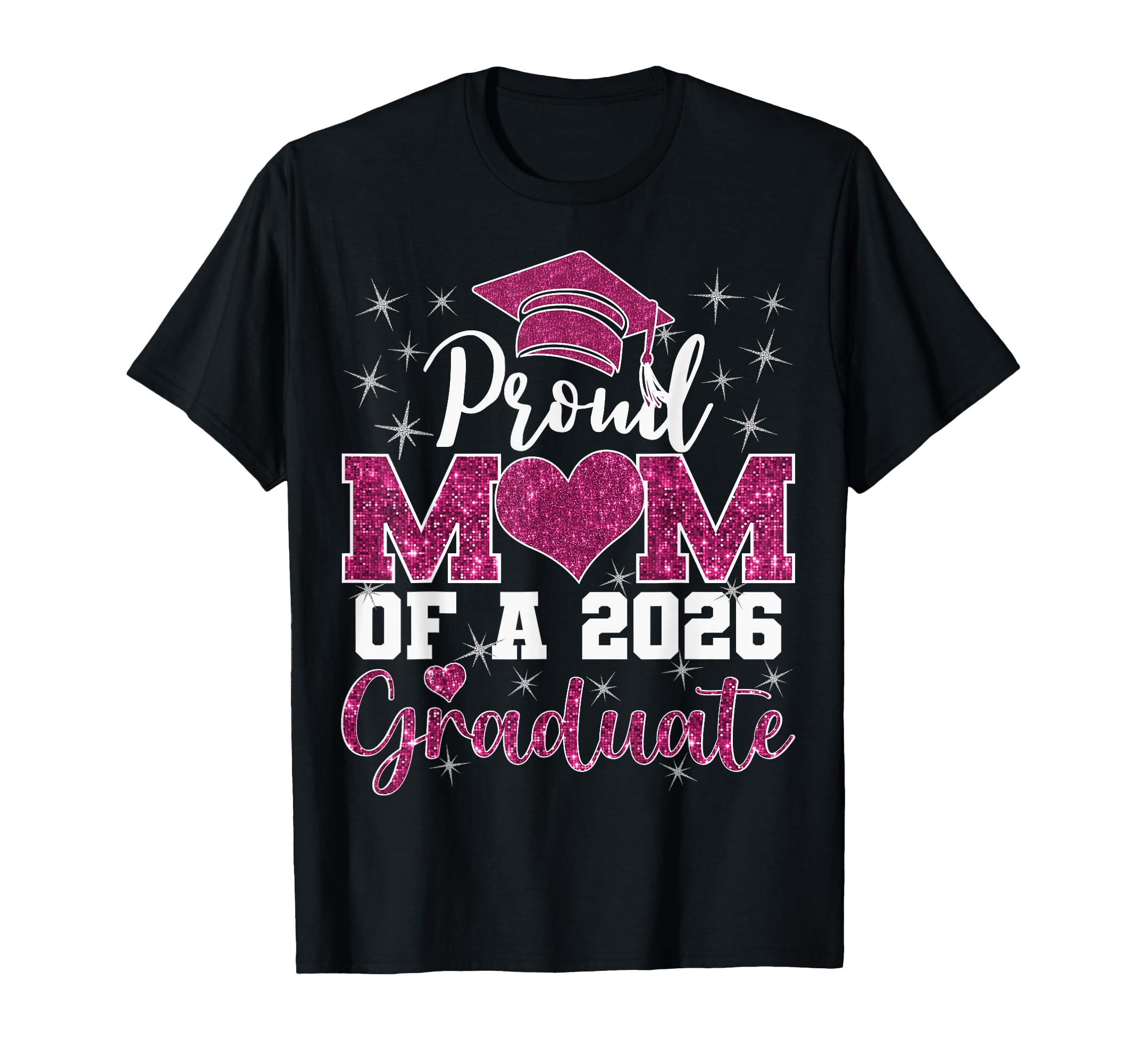 Super Proud Mom 2026 Graduate T-Shirt - Casual Everyday Wear Men Women - T-Shirt, Sweatshirt, Hoodie