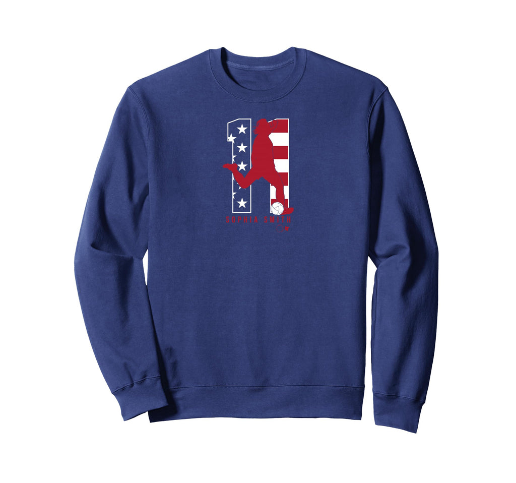 Sophia Smith 11 Uswnt Players Sweatshirt - Aesthetic Graphic for Adults - T-Shirt, Sweatshirt, Hoodie