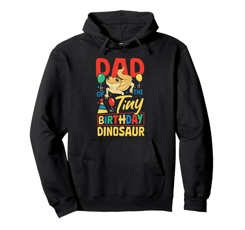 Dad Birthday Dragon Bearded Dragon Hoodie - Unique Graphic Unisex - T-Shirt, Sweatshirt, Hoodie