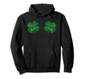 Funny Shamrocks Boobies Irish St Patricks Hoodie - Custom Art Print Unisex - T-Shirt, Sweatshirt, Hoodie