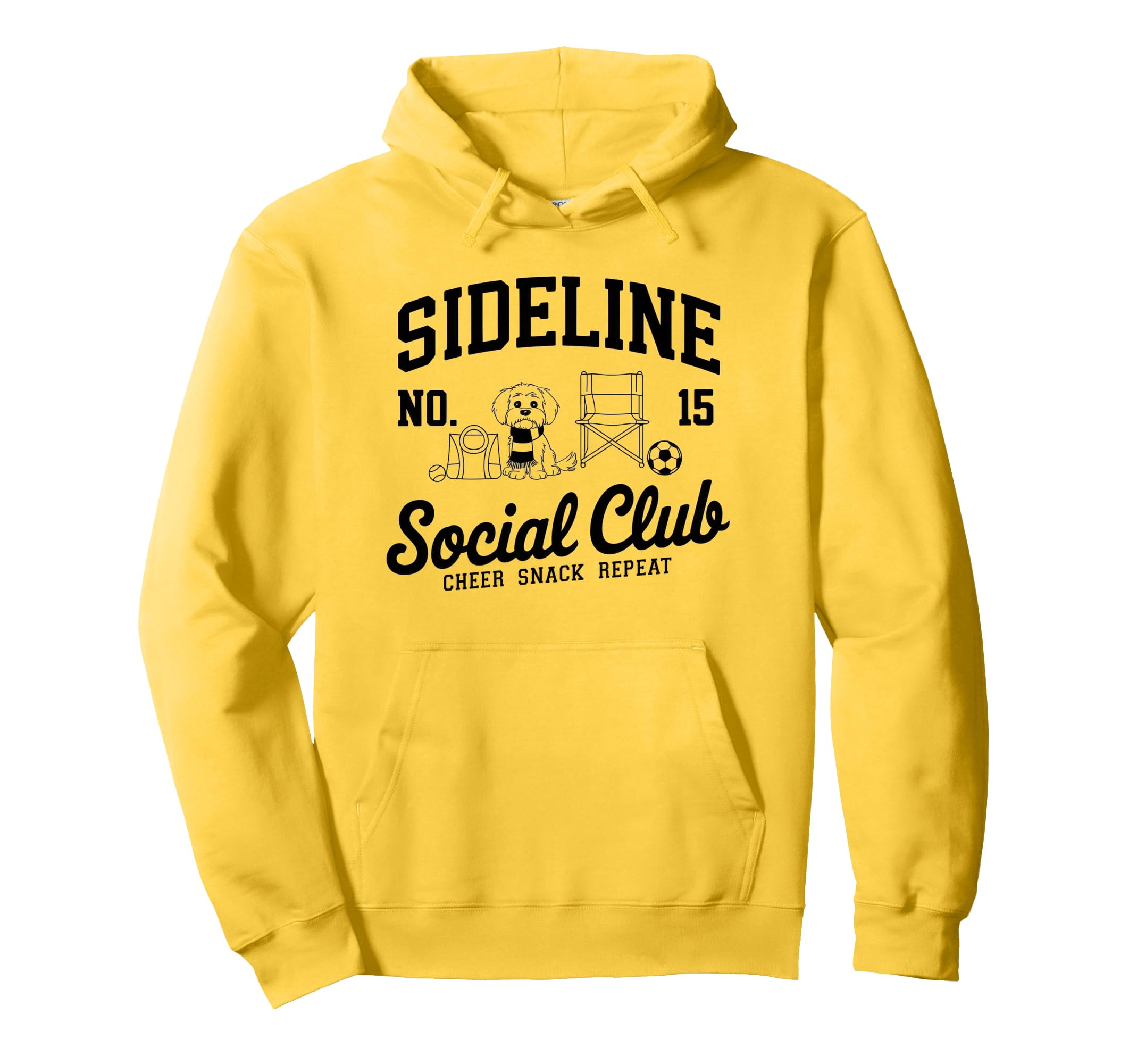 Sideline Social Club Soccer Mom Game Day Hoodie - Unique Graphic Men Women - T-Shirt, Sweatshirt, Hoodie