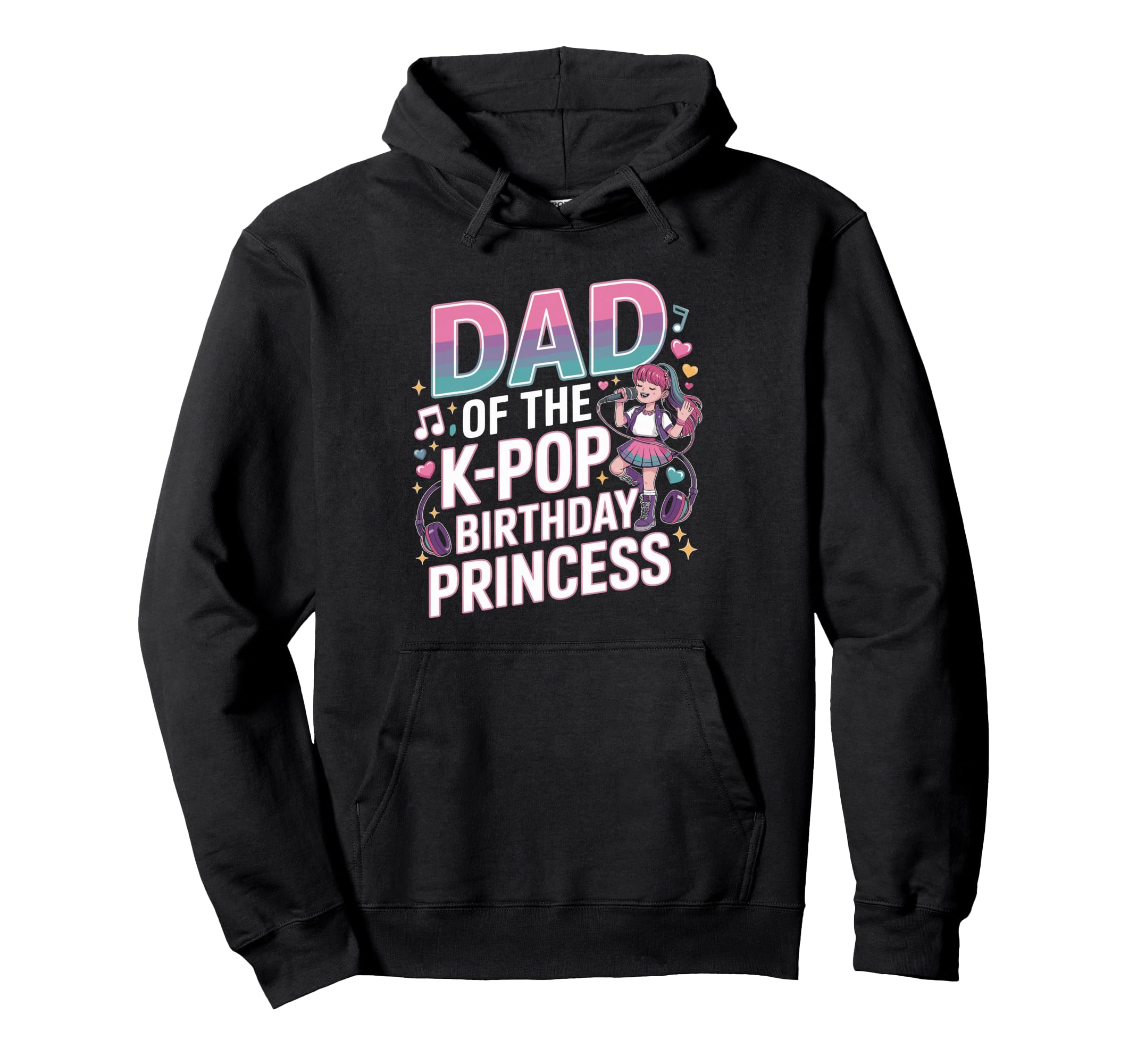 K Pop Birthday Dad Korean Pop Costume Hoodie - Novelty Apparel for Adults - T-Shirt, Sweatshirt, Hoodie