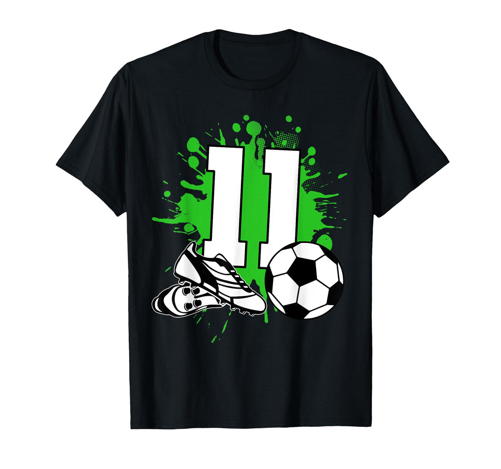 11Th Birthday 11 Years Football Player T-Shirt - Minimalist Print Unisex - T-Shirt, Sweatshirt, Hoodie