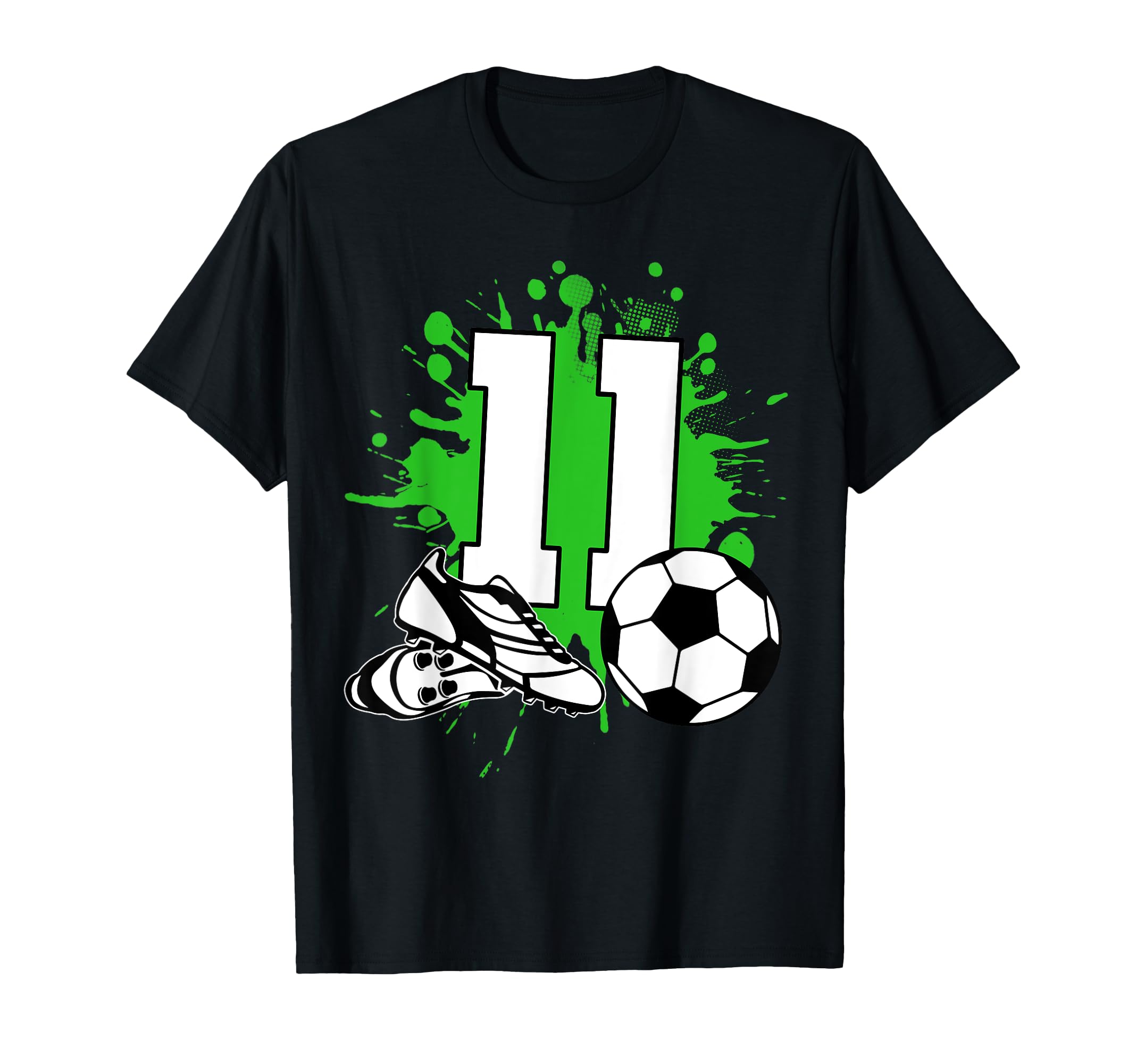 11Th Birthday 11 Years Football Player T-Shirt - Minimalist Print Unisex - T-Shirt, Sweatshirt, Hoodie