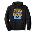 Bearded Dragon Dad Gecko Leopard Hoodie - Graphic Print Men Women - T-Shirt, Sweatshirt, Hoodie