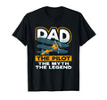 Pilot Myth Legend Aviation Dad T-Shirt - Trendy Graphic Men Women - T-Shirt, Sweatshirt, Hoodie