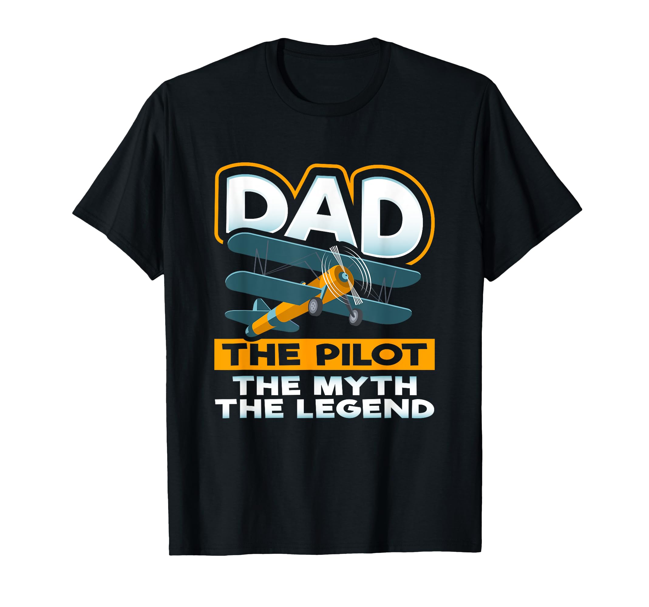 Pilot Myth Legend Aviation Dad T-Shirt - Trendy Graphic Men Women - T-Shirt, Sweatshirt, Hoodie