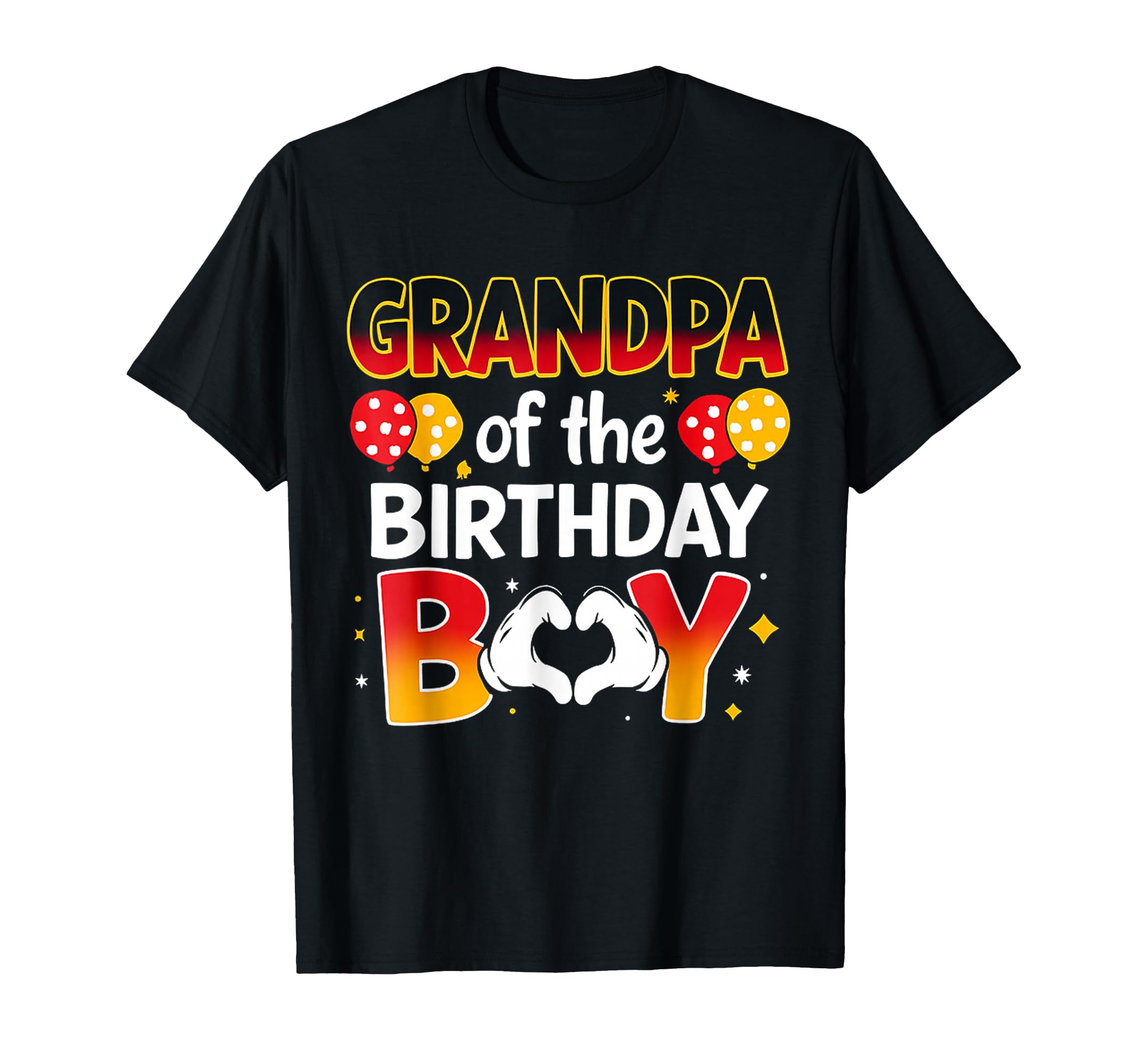 Grandpa Birthday Family Party Decor T-Shirt - Fun Novelty Design Men Women - T-Shirt, Sweatshirt, Hoodie