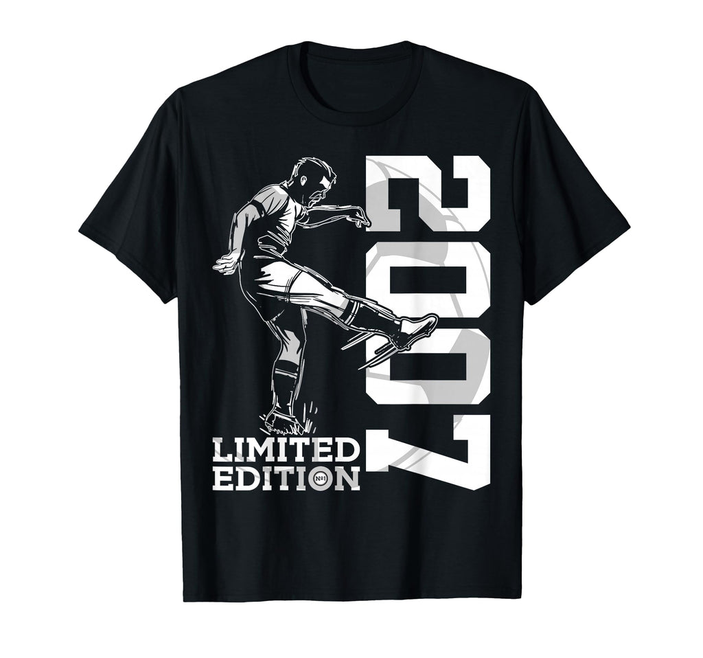 2007 19 Years Soccer 19Th Birthday T-Shirt - Trendy Graphic Unisex - T-Shirt, Sweatshirt, Hoodie