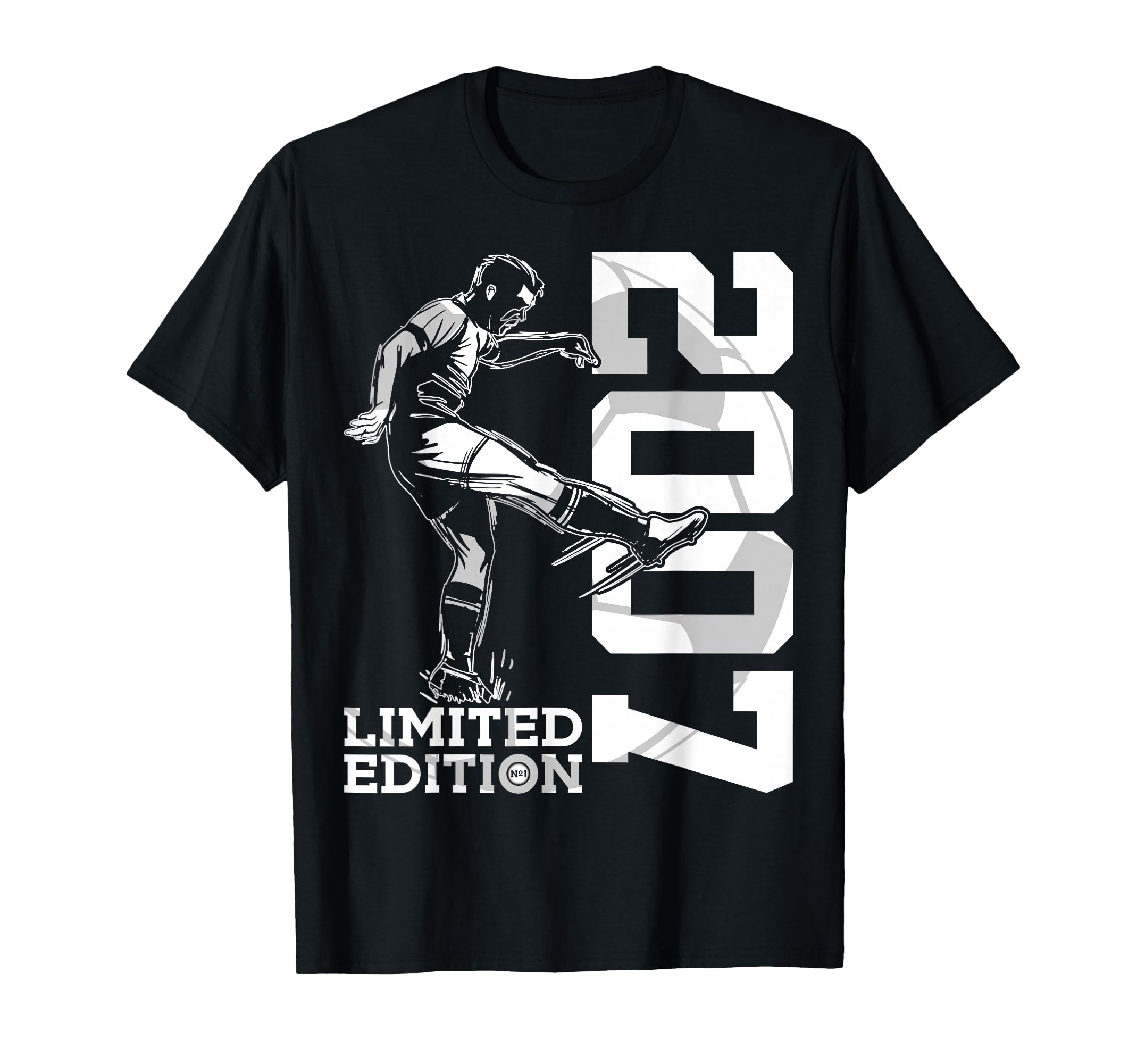 2007 19 Years Soccer 19Th Birthday T-Shirt - Trendy Graphic Unisex - T-Shirt, Sweatshirt, Hoodie
