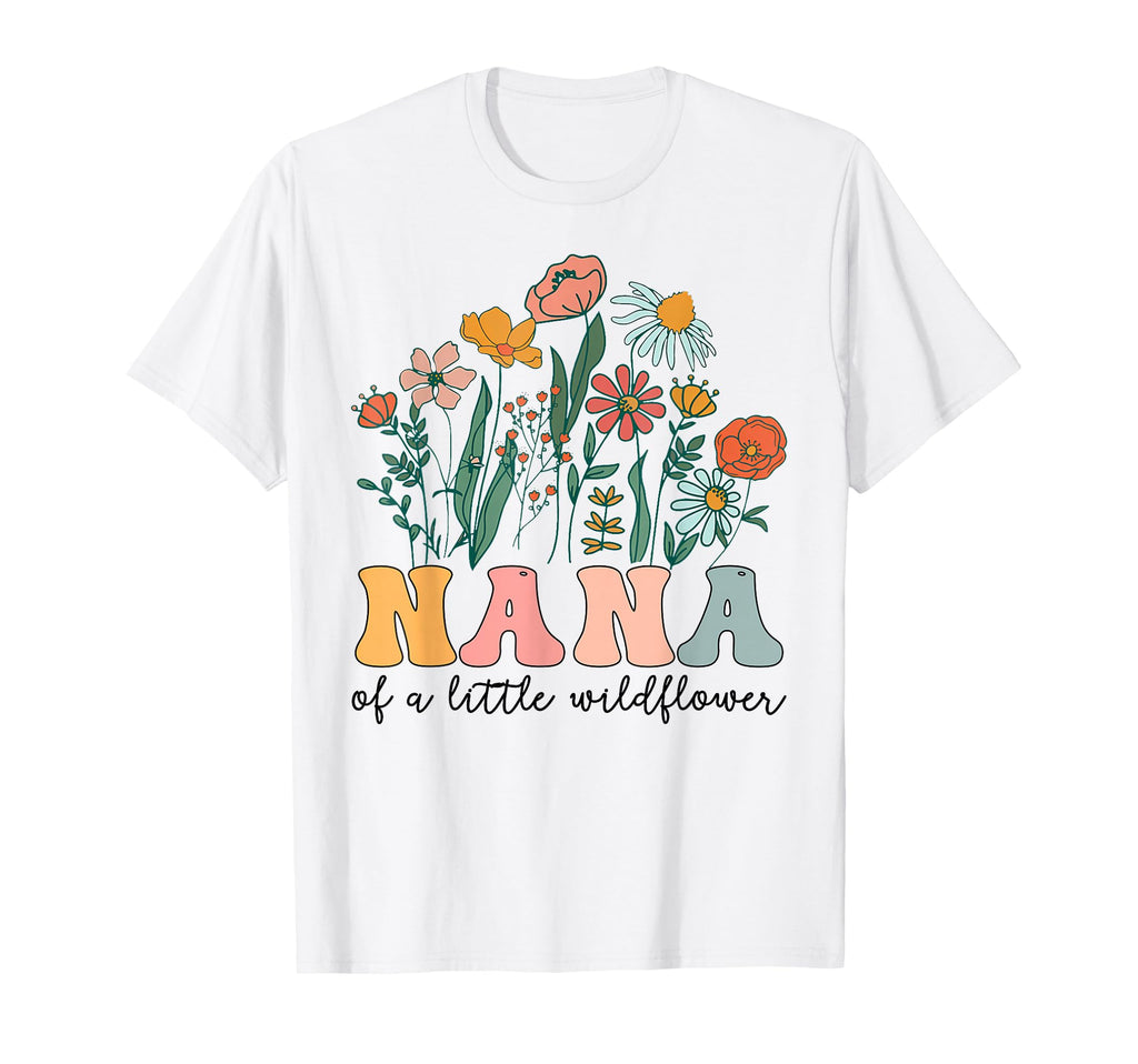 Nana Little Wildflower Birthday Party T-Shirt - Trendy Graphic Men Women - T-Shirt, Sweatshirt, Hoodie