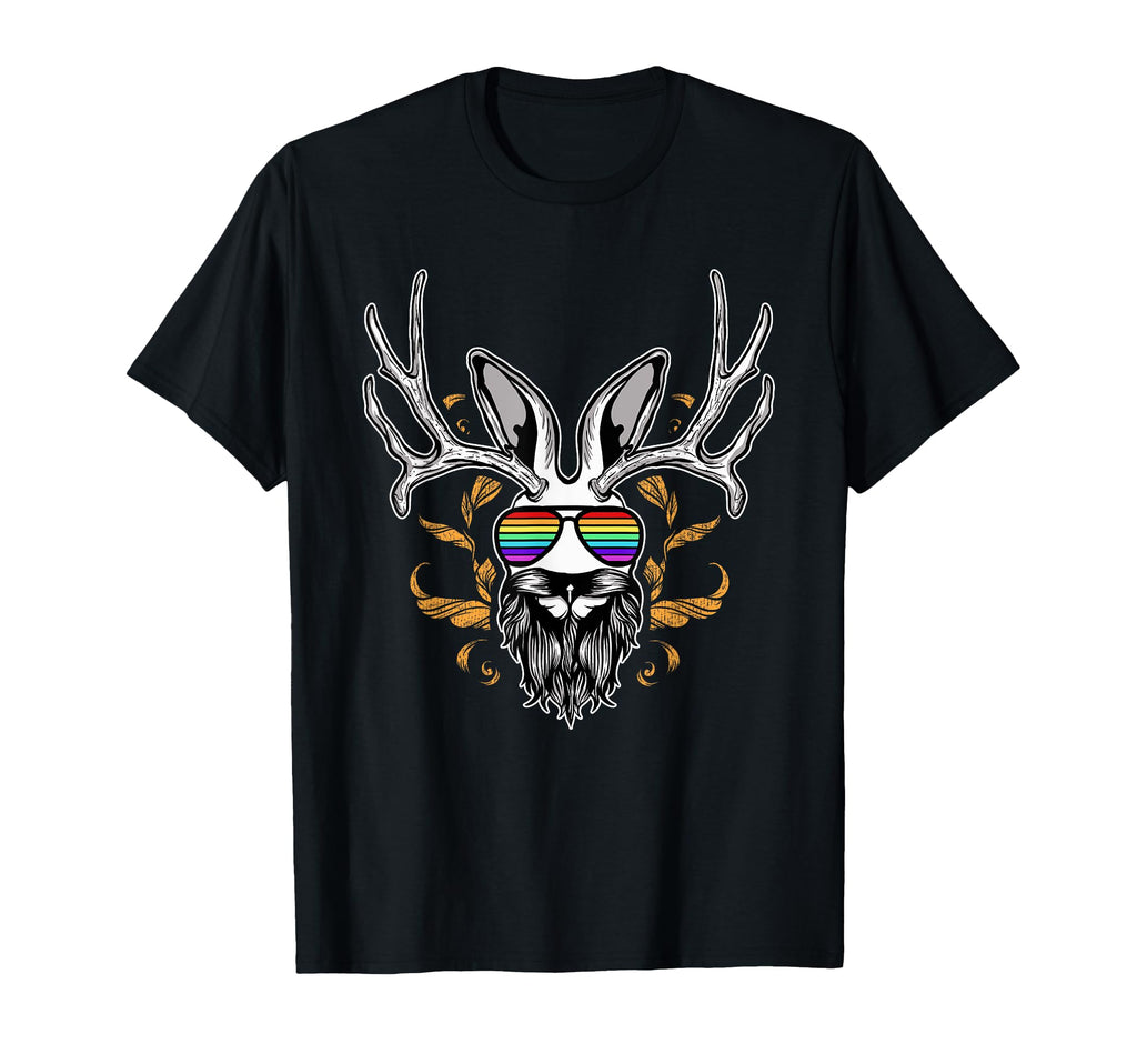 Jackalope Cryptozoology Gift T-Shirt - Custom Art Print Men Women - T-Shirt, Sweatshirt, Hoodie