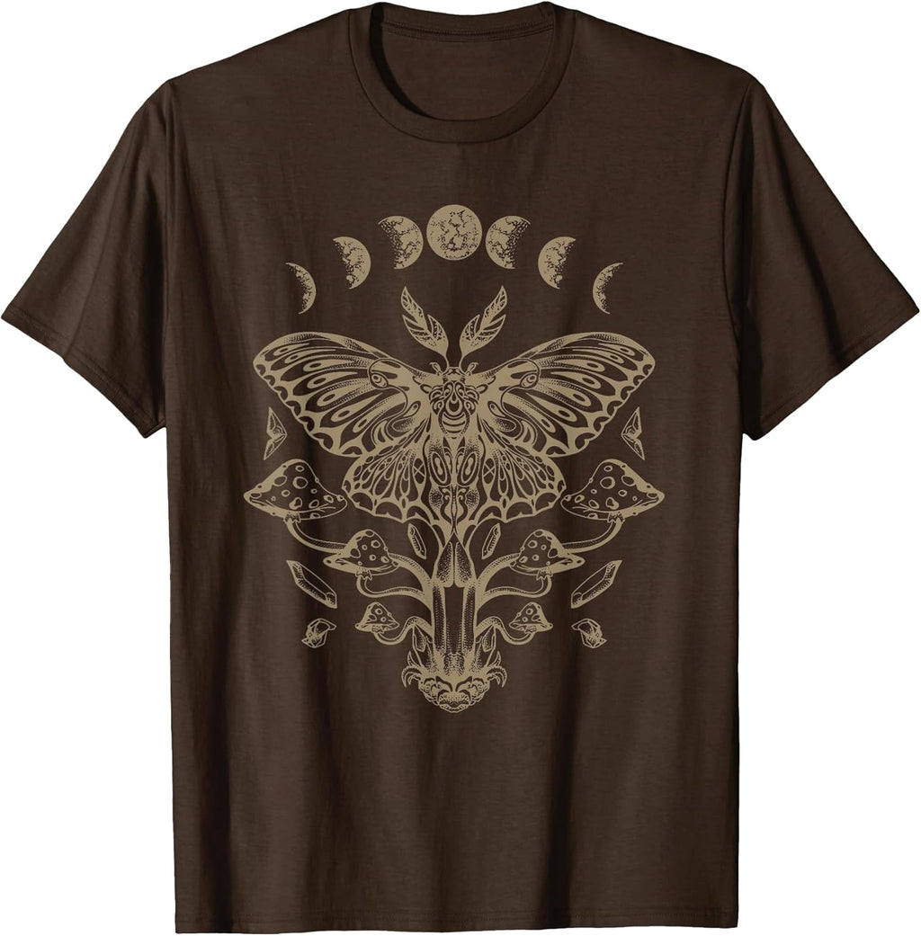 Butterfly Grunge Fairycore Aesthetic Luna Moth - Adult & Kids T-Shirts, Sweatshirts & Hoodies apparel design preview 1