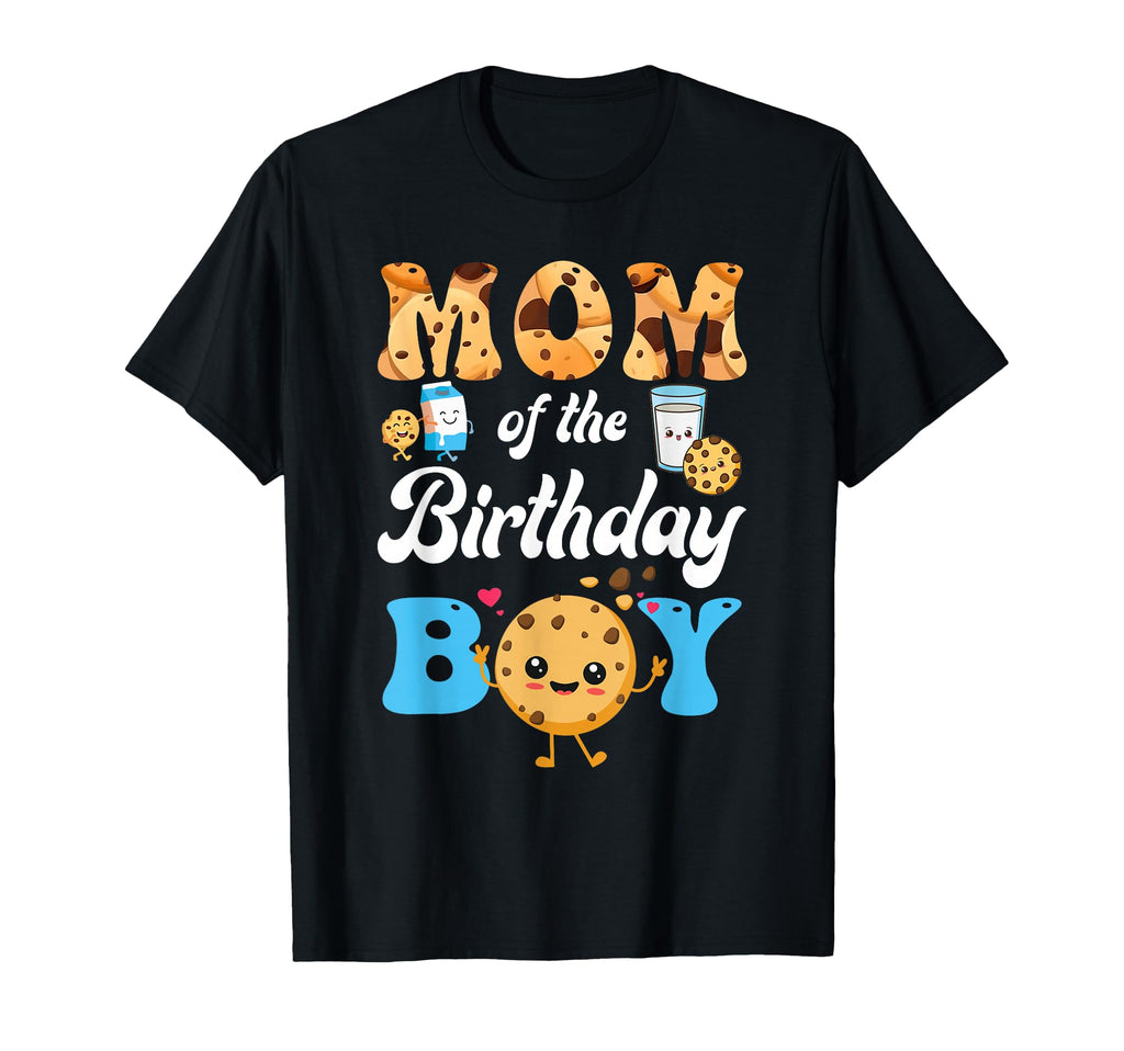 Mom Birthday Milk And Cookies T-Shirt - Casual Everyday Wear for Adults - T-Shirt, Sweatshirt, Hoodie