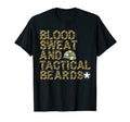 Mens Funny Bearded Military Dad T-Shirt - Custom Art Print Men Women - T-Shirt, Sweatshirt, Hoodie