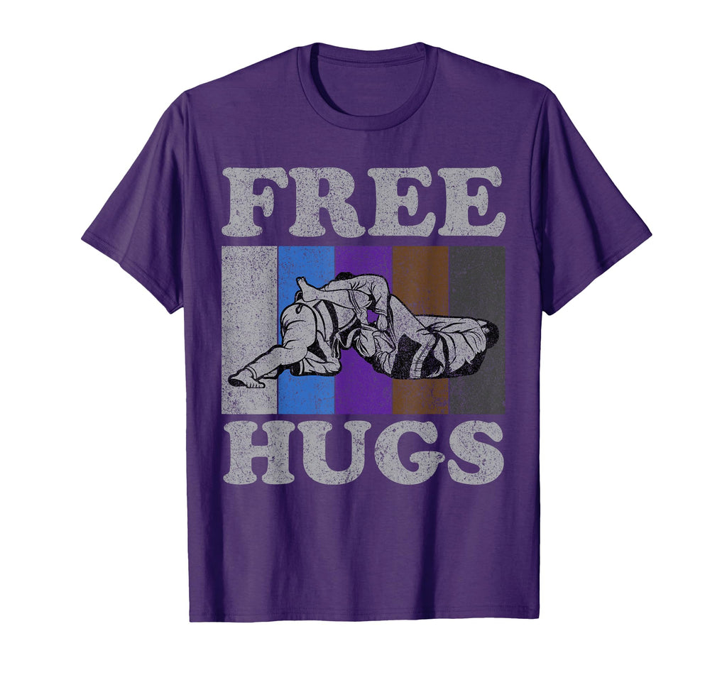 Free Hug Bjj Brazilian Jiu Jitsu T-Shirt - Fun Novelty Design Men Women - T-Shirt, Sweatshirt, Hoodie