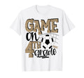 4Th Grade Soccer First Day School Leopard T-Shirt - Graphic Print Unisex - T-Shirt, Sweatshirt, Hoodie