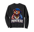 Papa Bear Gifts Funny Birthday Fun Sweatshirt - Aesthetic Graphic Unisex - T-Shirt, Sweatshirt, Hoodie