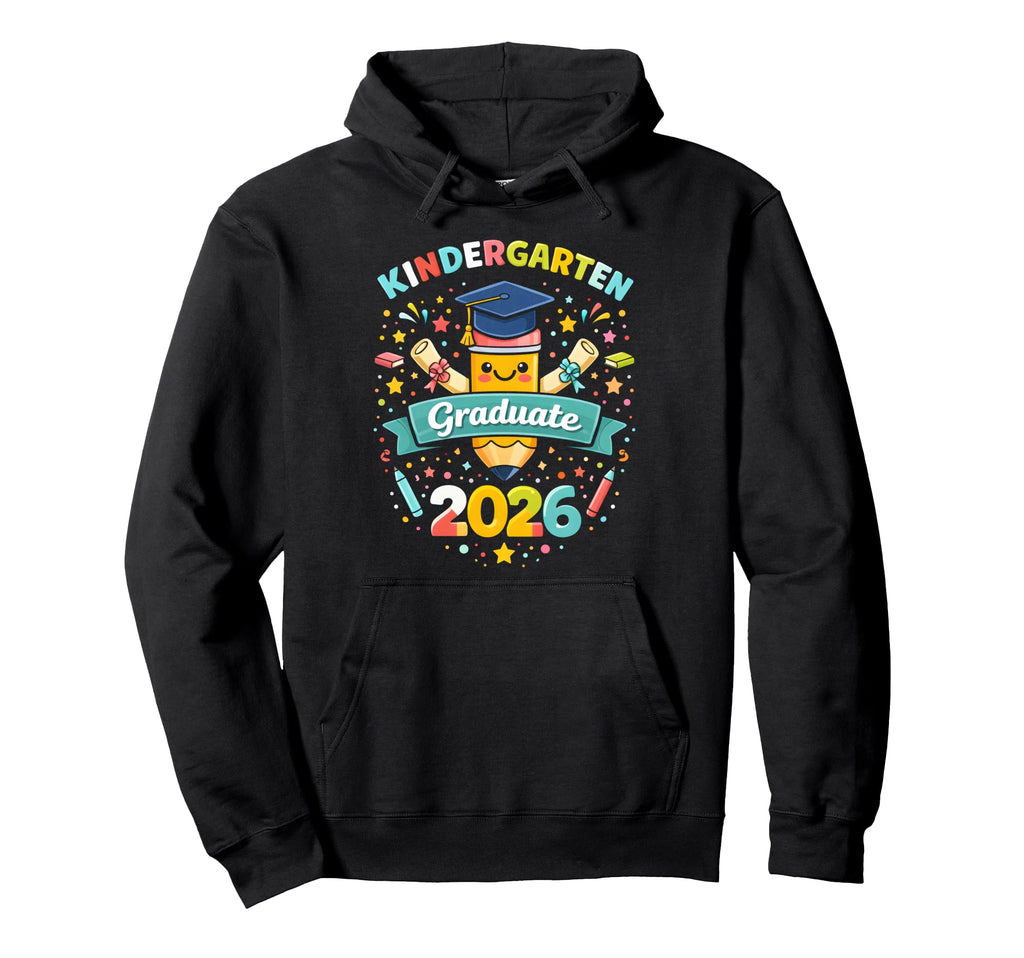 Kindergarten Graduation School Class Hoodie - Minimalist Print Men Women - T-Shirt, Sweatshirt, Hoodie