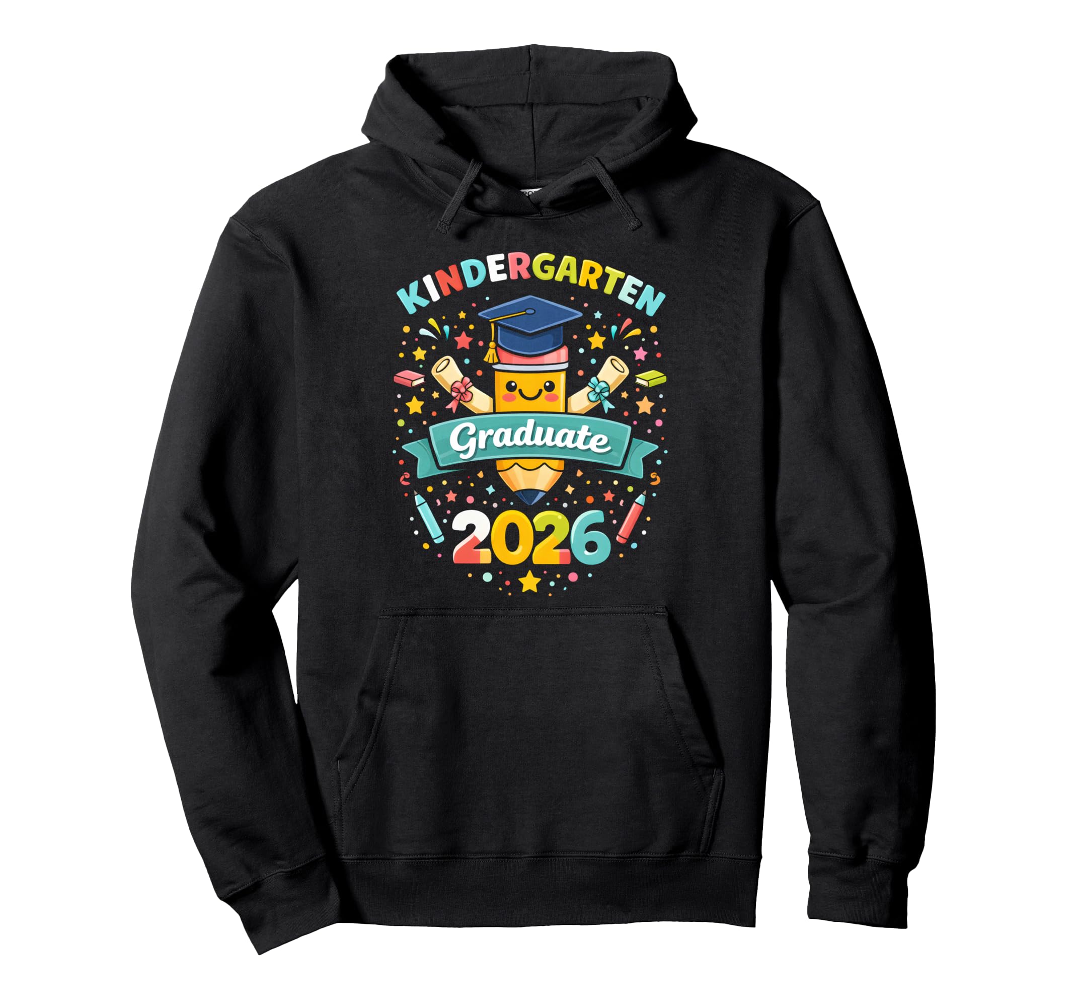 Kindergarten Graduation School Class Hoodie - Minimalist Print Men Women - T-Shirt, Sweatshirt, Hoodie