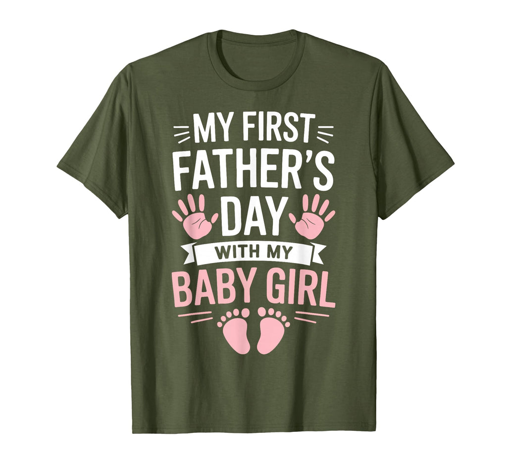 My First Fathers Day Funny First T-Shirt - Fun Novelty Design for Adults - T-Shirt, Sweatshirt, Hoodie