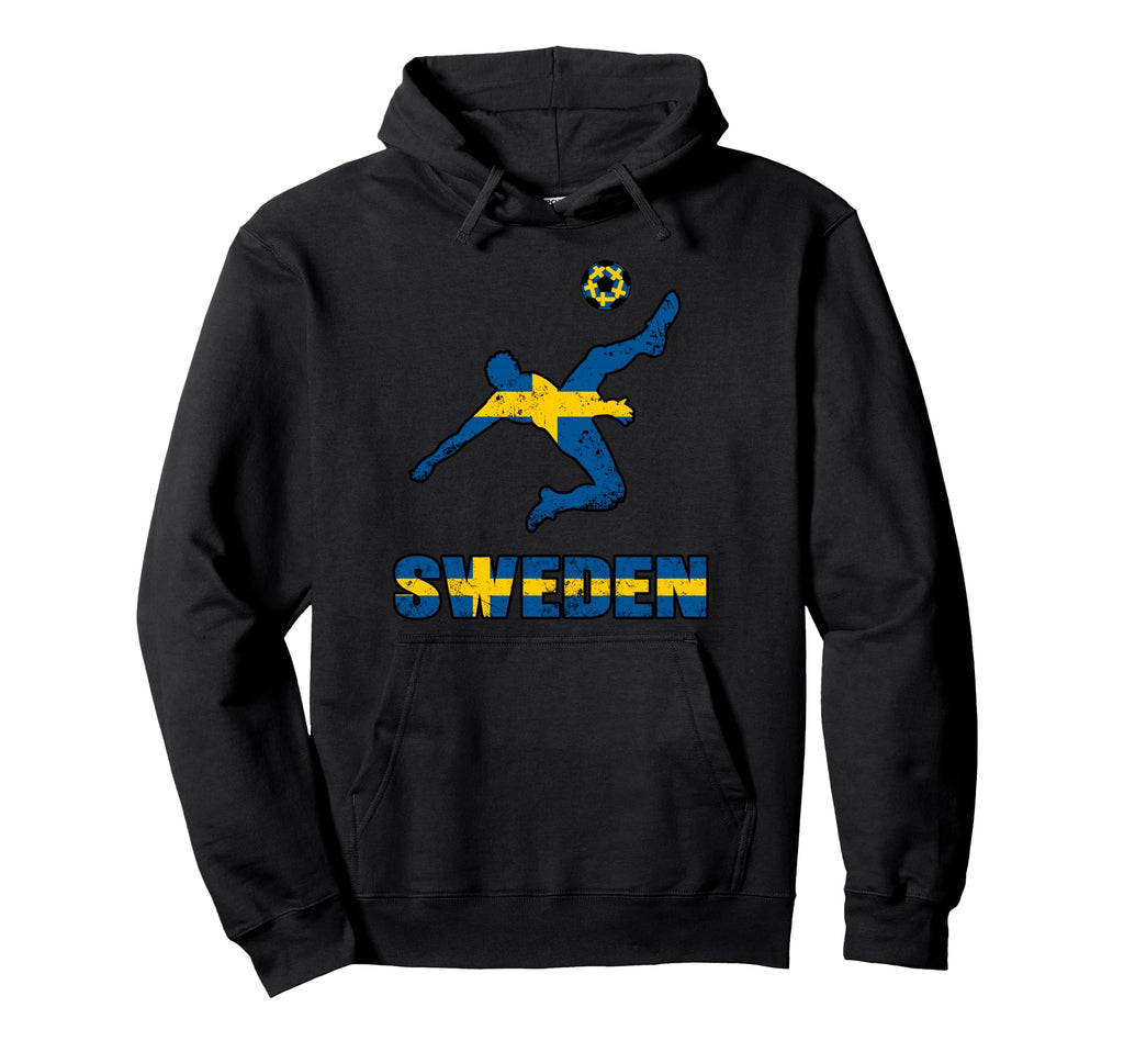 Sweden Football Soccer Game Player Fan Hoodie - Novelty Apparel for Adults - T-Shirt, Sweatshirt, Hoodie